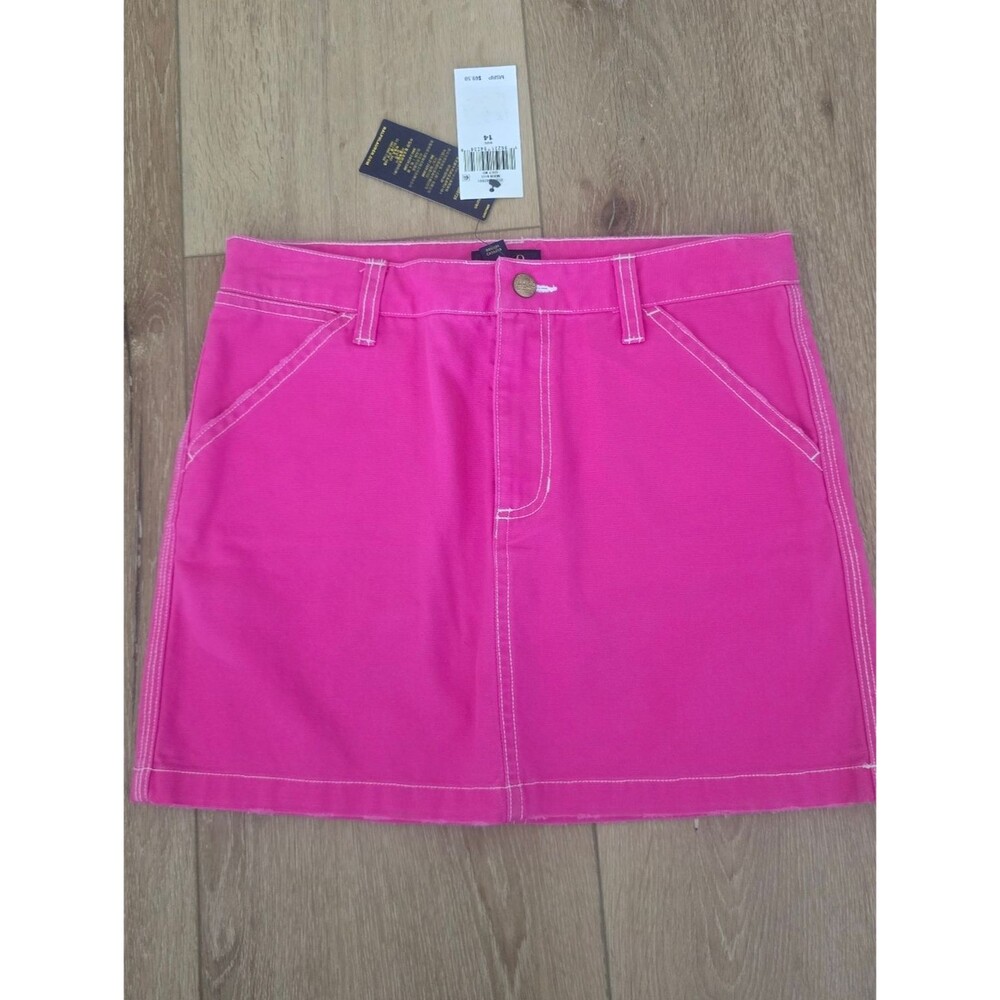 Polo Ralph LaurenToddler and Little Girls Cotton Canvas Skirt Pink 14